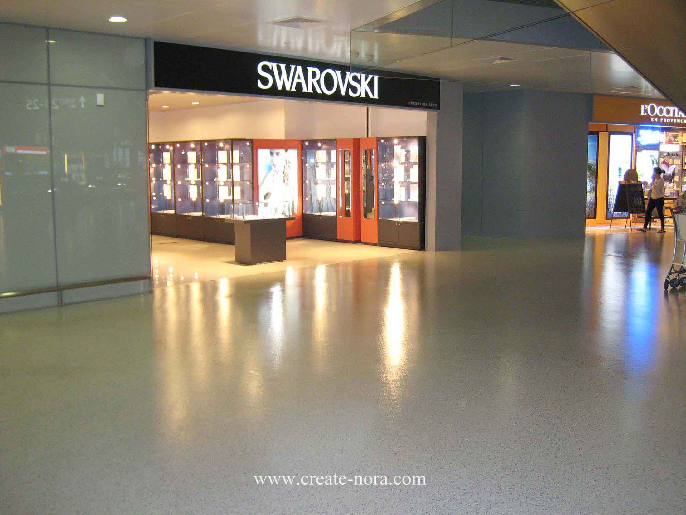 the photo of nora rubber flooring in Hongqiao Airport T2 5
